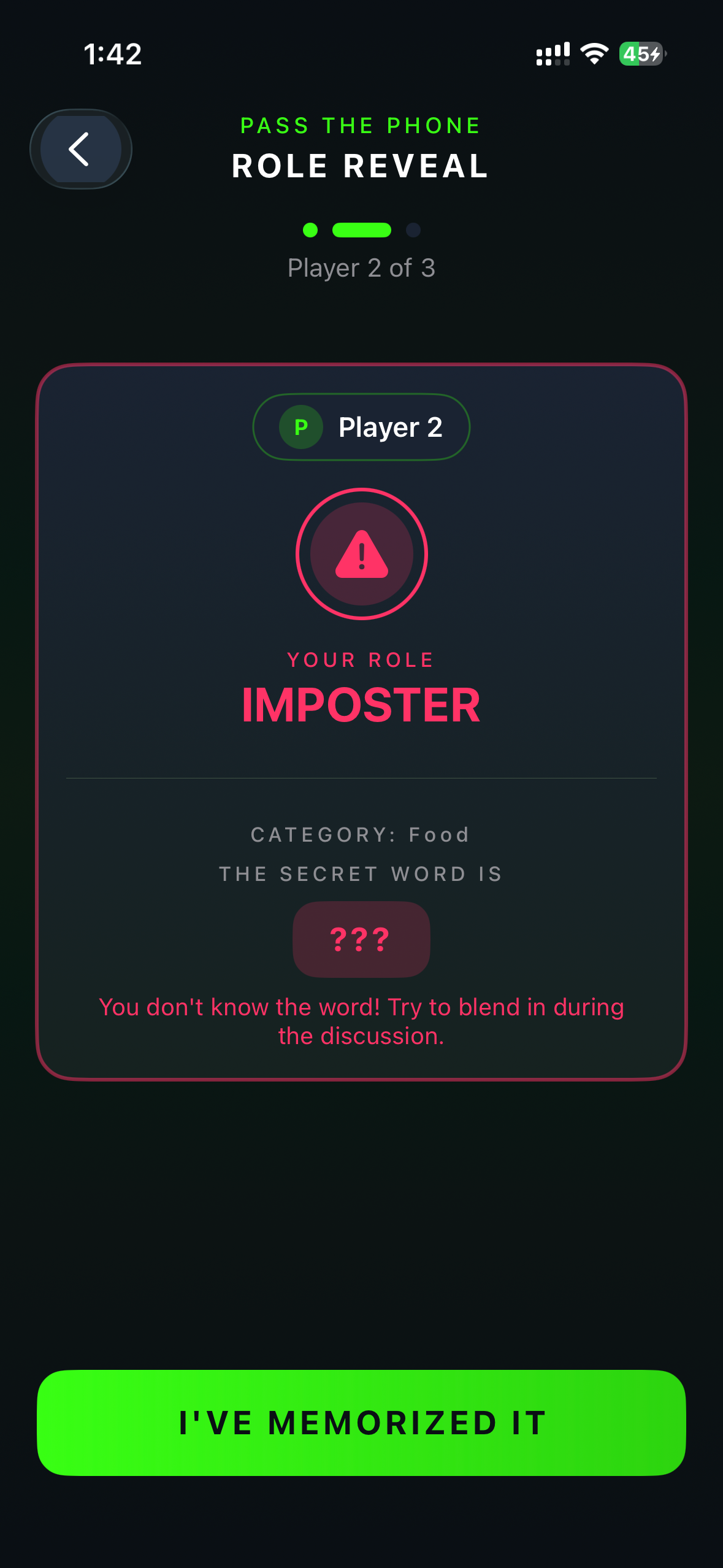 Imposter Role